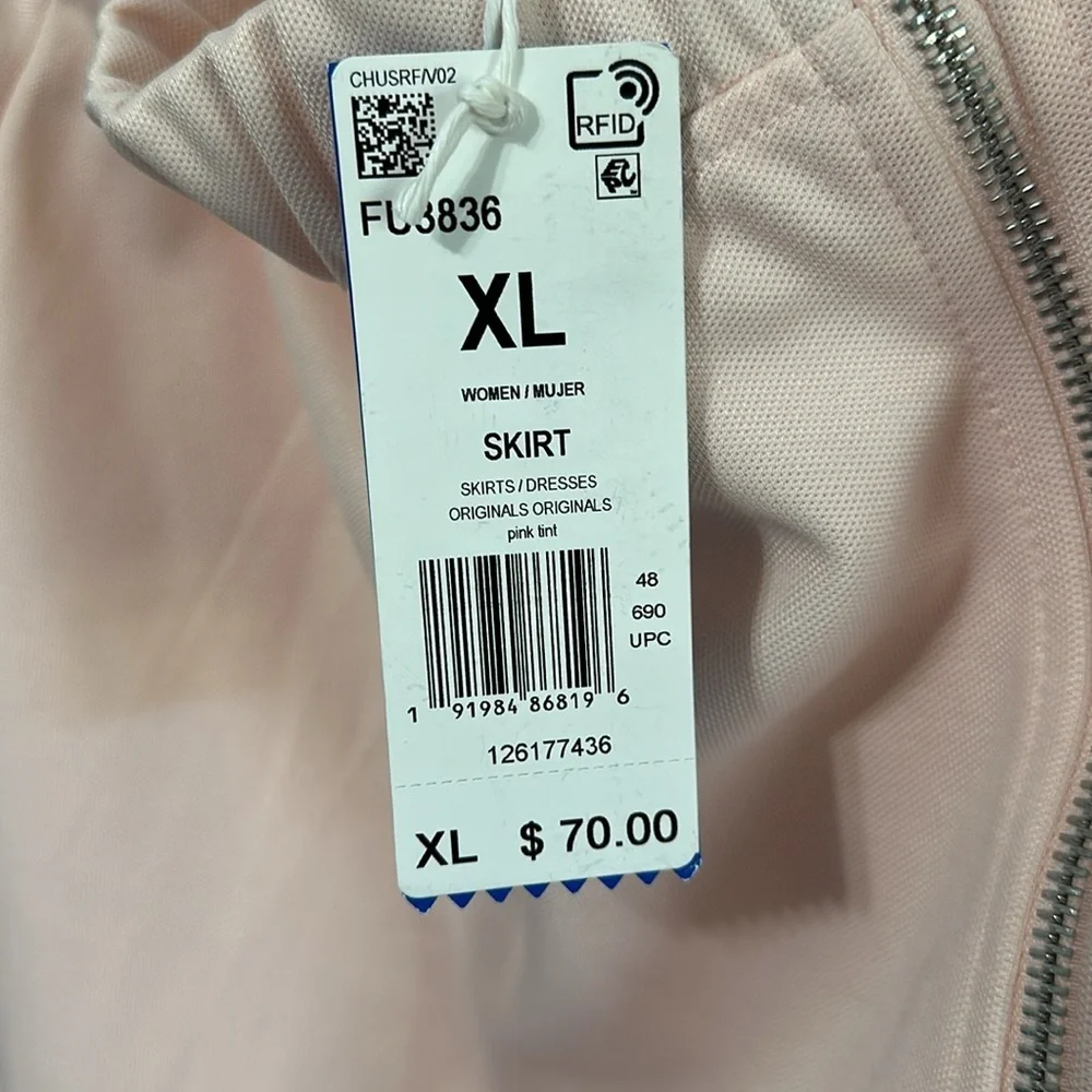 ADIDAS pink mesh zipper skirt​ - Picture 4 of 6